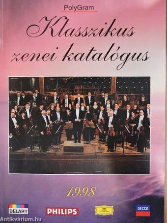 Klasszikus zenei katalógus 1998.