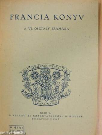 Francia könyv