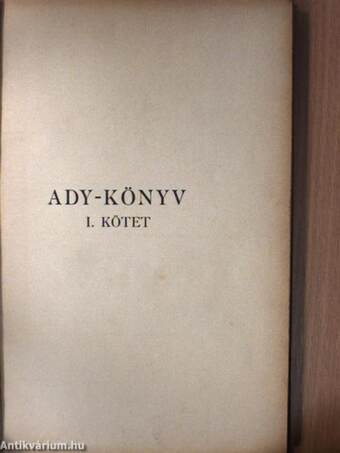 Ady-könyv I.