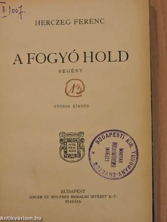 A fogyó Hold