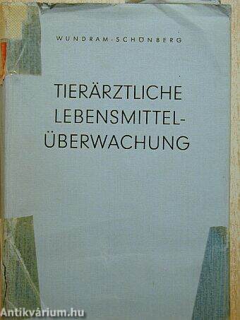 Tierärztliche Lebensmittel-überwachnung