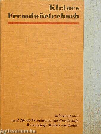 Kleines Fremdwörterbuch