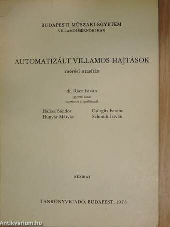 Automatizált villamos hajtások