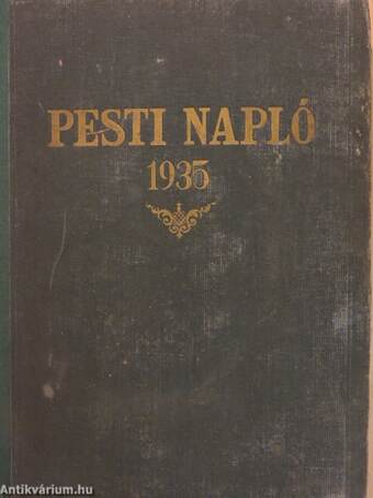 Pesti Napló Képes Műmelléklet 1935. (nem teljes évfolyam)