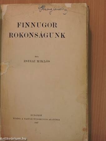 Finnugor rokonságunk