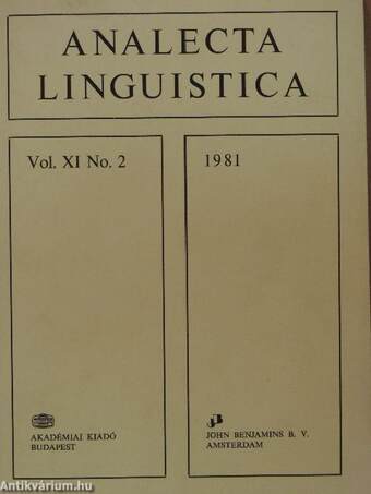 Analecta Linguistica 1981/2.