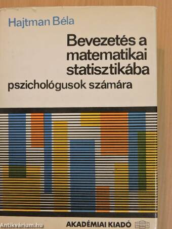 Bevezetés a matematikai statisztikába