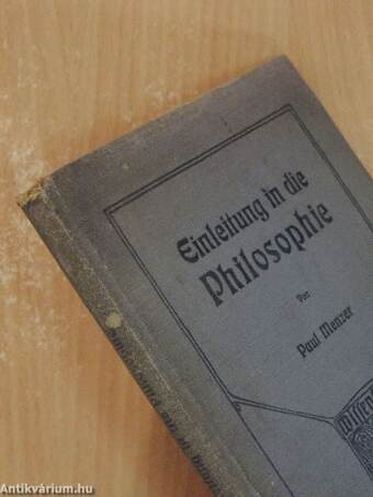 Einleitung in die Philosophie (gótbetűs)