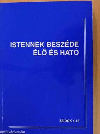 Istennek beszéde élő és ható