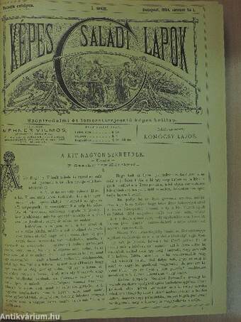 Képes Családi Lapok 1884. október 1.-1885. április 19. (nem teljes évfolyam)/Nővilág 1884. október-1885. március (fél évfolyam)