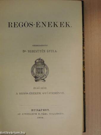 Regös-énekek I.