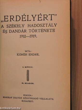 "Erdélyért" I-II.