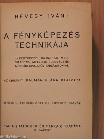 A fényképezés technikája