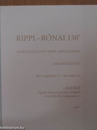 Rippl-Rónai 150'