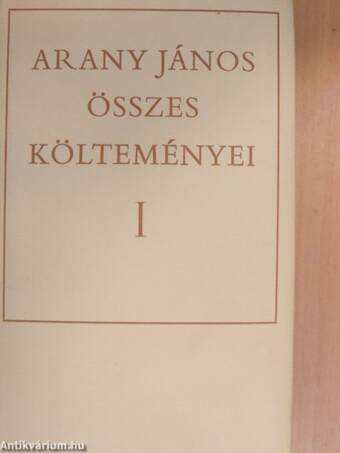 Arany János összes költeményei I-II.