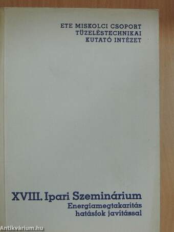 XVIII. Ipari Szeminárium