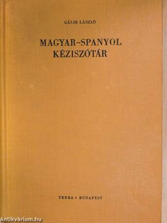 Magyar-spanyol kéziszótár