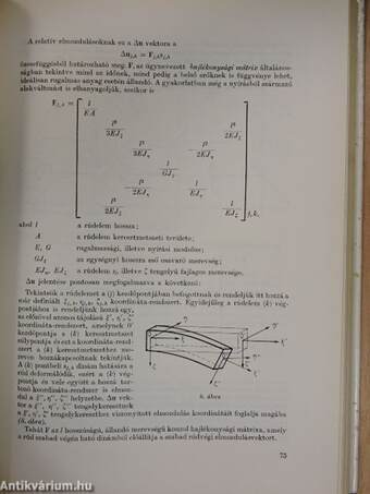 Rúdszerkezetek elmélete és számítása