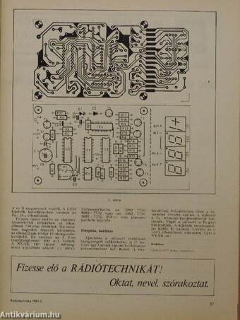 Rádiótechnika 1981. (nem teljes évfolyam)