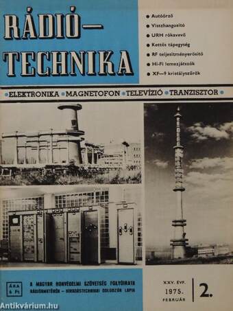 Rádiótechnika 1975. (nem teljes évfolyam)