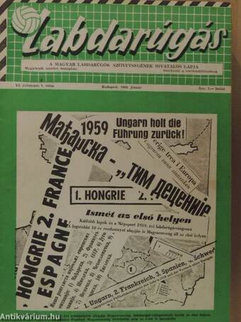 Labdarúgás 1960-1962. január-december