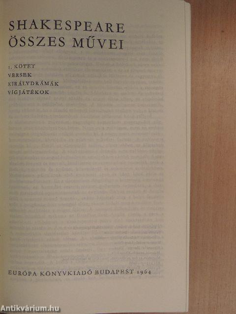 Shakespeare összes művei 1-2.