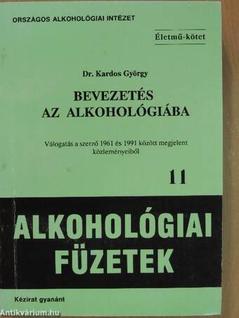 Bevezetés az alkohológiába