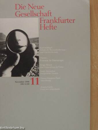 Die Neue Gesellschaft/Frankfurter Hefte 1990/11.