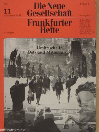 Die Neue Gesellschaft/Frankfurter Hefte 1989/11.