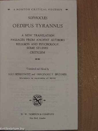 Oedipus Tyrannus