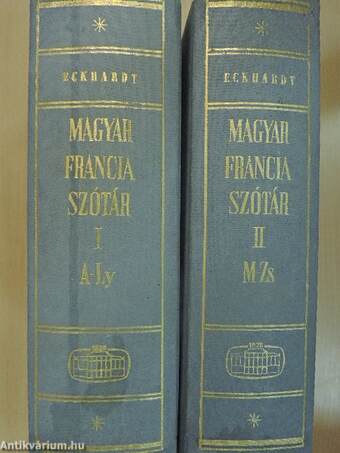 Magyar-francia szótár I-II.