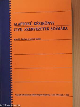 Alapfokú kézikönyv civil szervezetek számára