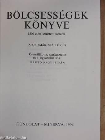 Bölcsességek könyve