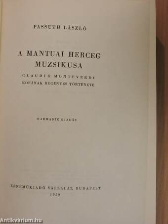 A mantuai herceg muzsikusa