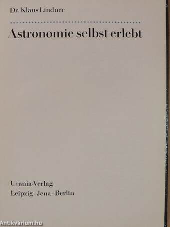 Astronomie selbst erlebt