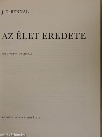 Az élet eredete