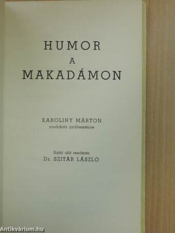 Humor a makadámon