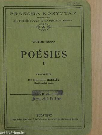 Poésies I.