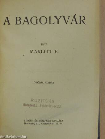 A bagolyvár