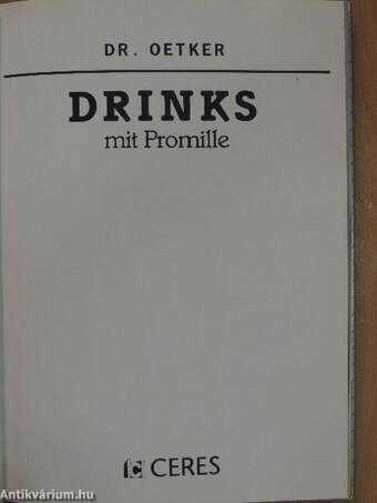 Drinks mit Promille