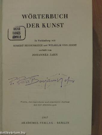 Wörterbuch der Kunst