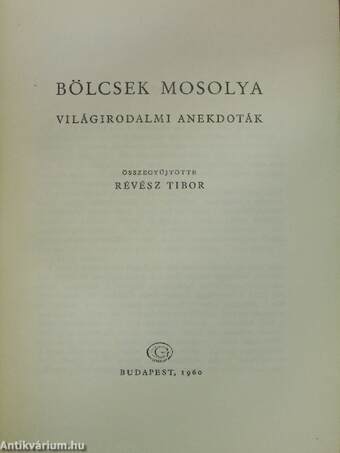 Bölcsek mosolya