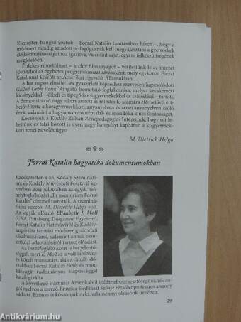 A Magyar Kodály Társaság Hírei 2011/4.