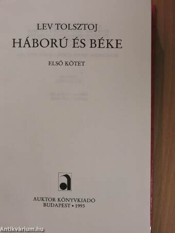 Háború és béke I-IV.