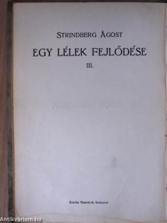 Egy lélek fejlődése III.