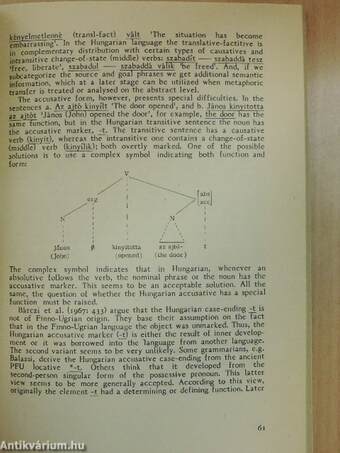 Outlines of a Hungarian-English Case Grammar