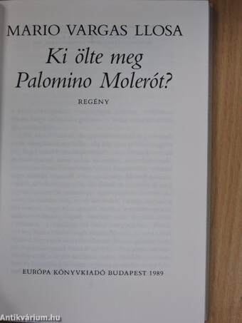 Ki ölte meg Palomino Molerót?