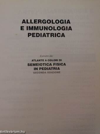 Allergologia e Immunologia Pediatrica