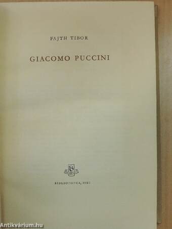 Giacomo Puccini