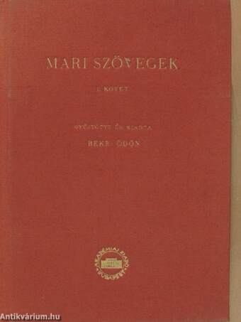 Mari szövegek I.